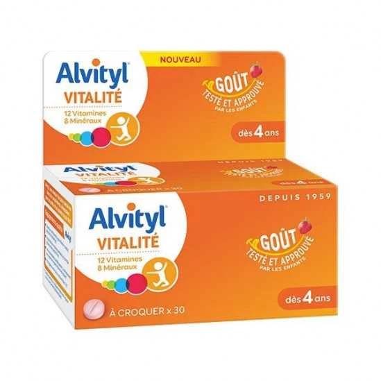 Alvityl Vitalité 30 Comprimés à Croquer 3 Alvityl Vitalité 30 Comprimés à Croquer