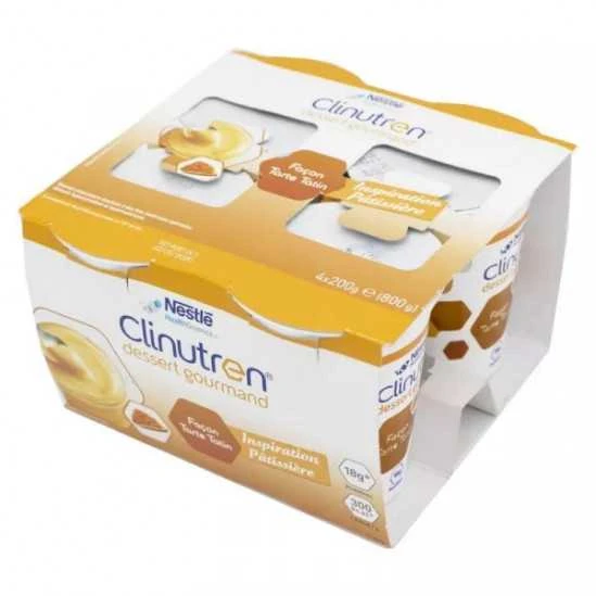 Clinutren Dessert Gourmand Façon Tarte Tatin 4x200G 3 Clinutren Dessert Gourmand Façon Tarte Tatin 4x200G