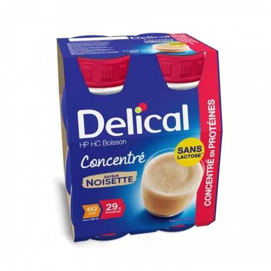 Délical Boisson Concentré Noisette 4x200Ml 3 Délical Boisson Concentré Noisette 4x200Ml