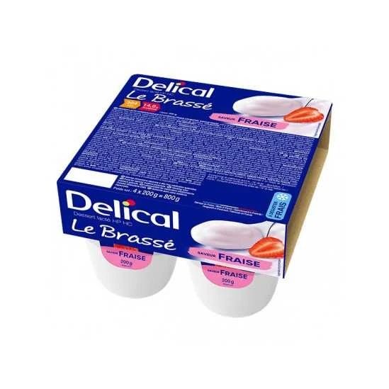 Délical Brassé Fraise 4x200 Grammes 3 Délical Brassé Fraise 4x200 Grammes