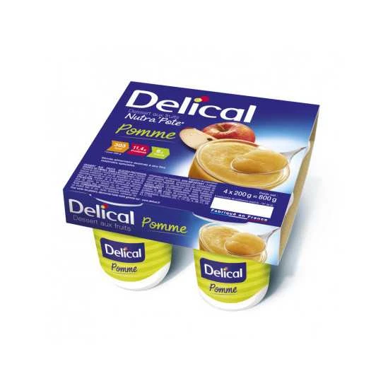 Délical Nutra Pote Pomme 4x200 Grammes 3 Délical Nutra Pote Pomme 4x200 Grammes
