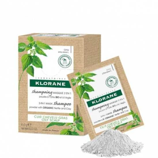 Klorane Shampooing Masque Poudre D'ortie Et Argile 8X3g 3 Klorane Shampooing Masque Poudre D'ortie Et Argile 8X3g