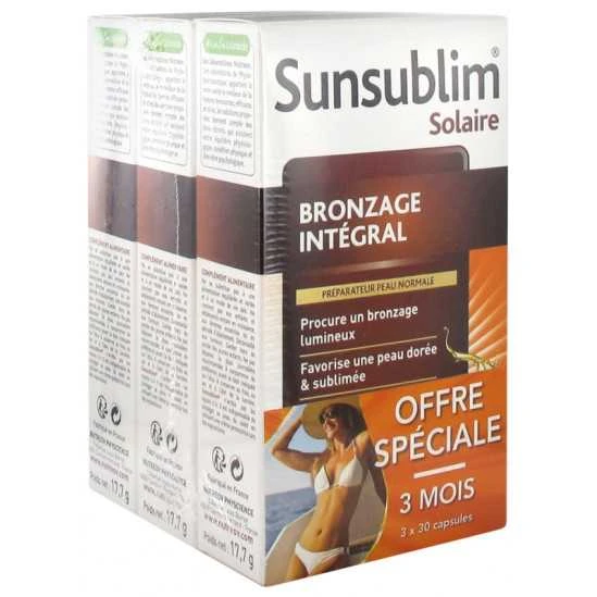 Nutréov Sunsublim Bronzage Intégral Hydratant Trio 30 Capsules 3 Nutréov Sunsublim Bronzage Intégral Hydratant Trio 30 Capsules