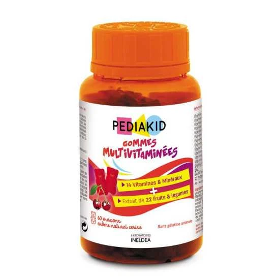 Pediakid Gommes Multivitaminés 60 Gommes 3 Pediakid Gommes Multivitaminés 60 Gommes