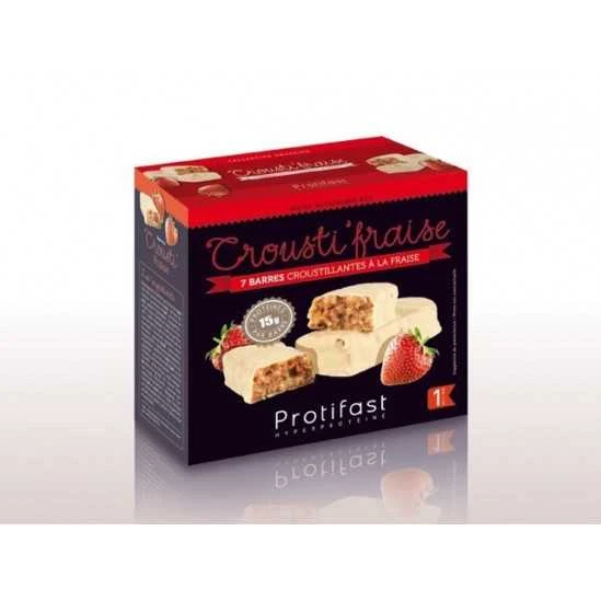 Protifast Barre Crousti Fraise 7 Barres 3 Protifast Barre Crousti Fraise 7 Barres