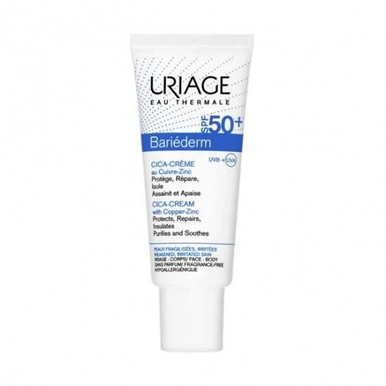 Uriage Bariéderm Cica-crème Spf 50+ Au Cuivre-zinc 40ml 3 Uriage Bariéderm Cica-crème Spf 50+ Au Cuivre-zinc 40ml